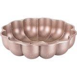Depposite Rose Gold Granit Döküm Papatya Şekilli Dilimli Tart Kalıbı 26 cm