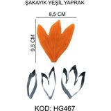 Depposite Şakayık Yeşil Yaprak Figürlü Gıda Silikon Kalıbı