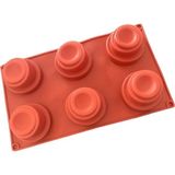 Depposite Silikon Katlı Pasta Kalıbı (6 Porsiyon)
