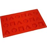 Depposite Silikon Mini Geometrik Şekiller Pasta & Kek & Çikolata Kalıbı