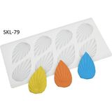 Depposite Silikon Yaprak Dekor & Tuile Kalıbı & Epoksi Kalıbı