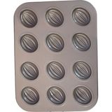 Depposite Teflon Ceviz Kurabiye & Muffin Kalıbı 6cm