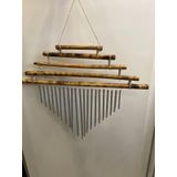 deprem zili rüzgar çanı feng sui bambu