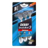 Derby 3'lü Blister Samurai3 Platinum Tıraş Bıçağı