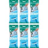 Derby 6x5 Adet Banyo Poşet Tıraş Bıçağı -