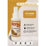 Derby Cat Sarısı Süet Nubuk Renk Yenileyici Sprey 100 ml – Ayakkabı & Çanta Boyası