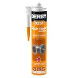Derby D251 RTV Isı Silikonu 300 derece c Kırmızı - 280ml