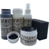 Derby Deri Direksiyon Deri Döşeme Boyası 5'li Set Standart Renkler - Siyah