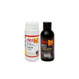 Derby Deri Mont Boyası 100ml, BS-FIX Yarı Parlak Sabitleme Cilası 100 ml ve Sünger (Krem)