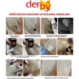Derby Deri Tamir Macunu - Siyah Çatlak ve Yırtık Deri Kremi Kolay Uygulama İçin