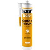 Derby Kırmızı Yüksek Isı Silikon Yapıştırıcı D251 320GR