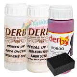 Derby Mont Deri Direksiyon Koltuk Deri Boyası 4 Parça Set 100ml