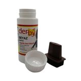 Derby Mont Direksiyon Koltuk Deri Boyası 100 ml ve Saplı Sünger 1 Adet - Beyaz