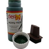 Derby Mont Direksiyon Koltuk Deri Boyası 100 ml ve Saplı Sünger 1 Adet - Koyu Yeşil