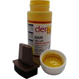 Derby Mont Direksiyon Koltuk Deri Boyası 100 ml ve Saplı Sünger 1 Adet - Sarı