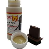 Derby Mont Direksiyon Koltuk Deri Boyası 100ML ve Saplı Sünger 1 Adet - Açık Bej