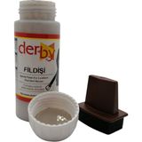 Derby Mont Direksiyon Koltuk Deri Boyası 100ML ve Saplı Sünger 1 Adet - Fildişi Beyazı