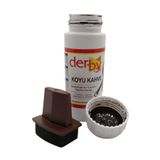 Derby Mont Direksiyon Koltuk Deri Boyası 100Ml Ve Saplı Sünger 1 Adet, Koyu Kahve
