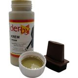 Derby Mont Direksiyon Koltuk Deri Boyası 100ML ve Saplı Sünger 1 Adet - Krem
