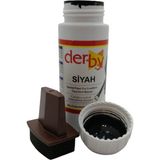 Derby Mont Direksiyon Koltuk Deri Boyası 100ML ve Saplı Sünger 1 Adet - Siyah