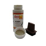 Derby Mont Direksiyon Koltuk Deri Boyası 100ml ve Saplı Sünger 1 Adet Standart Renkler (Kemik)