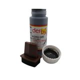 Derby Mont Direksiyon Koltuk Deri Boyası 100ml ve Saplı Sünger 1 Adet Standart Renkler (Koyu Gri)