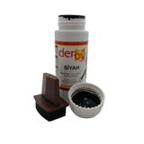 Derby Mont Direksiyon Koltuk Deri Boyası 100ml ve Saplı Sünger 1 Adet Standart Renkler (Siyah)