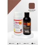 Derby Special Açık Kahve Deri Boyası Ve Cilası 100 ml - 2'li Set / Mont Eşya Çanta Deri Boyası