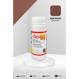 Derby Special Deri Boyası / Mont - Eşya - Çanta - Cüzdan - Kemer 100 ml - Kartela Renkleri - Açık Kahverengi