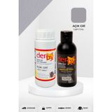 Derby Special Deri Boyası ve Cilası - 2'li Set / Mont - Eşya - Çanta - Cüzdan - Kemer 100 ml - Kartela Renkleri - Açık Gri
