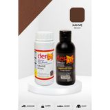 Derby Special Deri Boyası ve Cilası - 2'li Set / Mont - Eşya - Çanta - Cüzdan - Kemer 100 ml - Kartela Renkleri - Kahve
