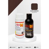 Derby Special Deri Boyası ve Cilası - 2'li Set / Mont - Eşya - Çanta - Cüzdan - Kemer 100 ml - Kartela Renkleri - Koyu Kahve