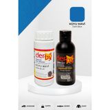Derby Special Deri Boyası ve Cilası - 2'li Set / Mont - Eşya - Çanta - Cüzdan - Kemer 100 ml - Kartela Renkleri - Koyu Mavi