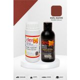Derby Special Kızıl Kahve Deri Boyası Ve Cilası 100 ml - 2'li Set / Mont Eşya Çanta Deri Boyası