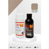 Derby Special Koyu Bej Deri Boyası Ve Cilası 100 Ml - 2'Li Set / Mont Eşya Çanta Deri Boyası