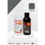 Derby Special Koyu Gri Deri Boyası Ve Cilası 100 Ml - 2'Li Set / Mont Eşya Çanta Deri Boyası