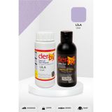 Derby Special Lila Deri Boyası ve Cilası 100 ml - 2'li Set / Mont Eşya Çanta Deri Boyası