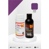 Derby Special Mor Deri Boyası Ve Cilası 100 ml - 2'li Set / Mont Eşya Çanta Deri Boyası