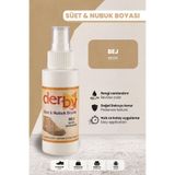 Derby Süet Nubuk Renk Yenileyici Sprey 100 ml – Ayakkabı & Çanta Boyası - Bej
