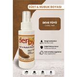 Derby Süet Nubuk Renk Yenileyici Sprey 100 ml – Ayakkabı & Çanta Boyası - Deve Tüyü
