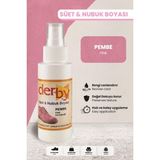 Derby Süet Nubuk Renk Yenileyici Sprey 100 ml – Ayakkabı & Çanta Boyası - Pembe