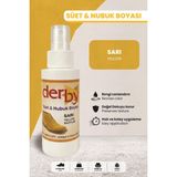 Derby Süet Nubuk Renk Yenileyici Sprey 100 ml – Ayakkabı & Çanta Boyası - Sarı