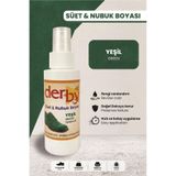 Derby Süet Nubuk Renk Yenileyici Sprey 100 ml – Ayakkabı & Çanta Boyası - Yeşil