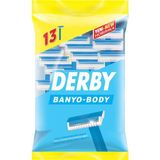 Derby Tek Banyo için Özel Taraklı Başlıklı Erkek Tıraş Bıçağı - 13 Adet, Paslanmaz Çelik ile Profesyonel Tıraş Deneyimi