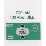 Derby Usta 100adet Bütün Jilet Yeni Teknoloji