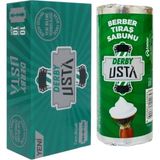 Derby Usta Tıraş Bıçağı 100'lü Jilet, Derby Usta Berber Tıraş Sabunu 75g Set