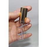 dercam 1 Adet 30 ml plastik dolabilir kalem tipi Oda Kokusu,parfüm Şişesi metal gold renk sprey Kapaklı