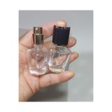 dercam 1 Adet Cam Yeniden Doldurulabilir gold renk Sprey Kolonya Parfüm Şişesi 10 Ml -numune Boş Şişe