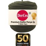 derces Penye ip Haki 123 Örgü Puset ve Çanta İpi