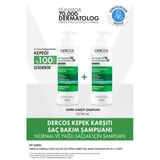 Dercos Anti-Dandruff Kepek Karşıtı Şampuan Normal & Yağlı Saçlar 390 Ml X 2 Adet